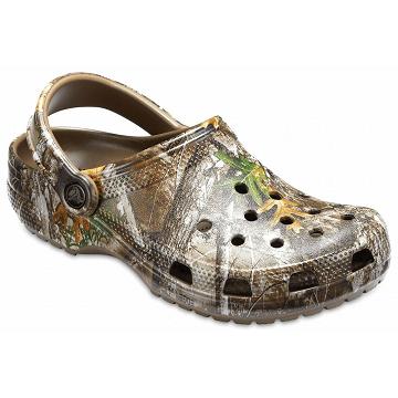 Zuecos Crocs Classic Realtree Edge® Hombre Marrom | Mexico 0760YXFU